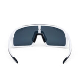 Gafas Enzo ES16. Blanco con lente polarizada gris.
