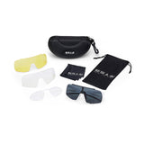 Gafas Enzo ES16. Blanco con lente polarizada gris.