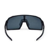 Gafas de ciclismo ES16 Enzo. Color negro con lente polarizada gris.
