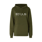 Sudadera con capucha de moda ES16. Ejército. 100% algodón orgánico
