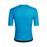 Maillot ciclista ES16 Rayas. azul claro