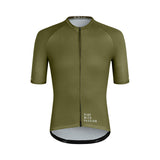 Maillot ciclista ES16 a rayas verde oscuro