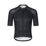 Maillot ciclista ES16 PRO Carbon. negro sencillo